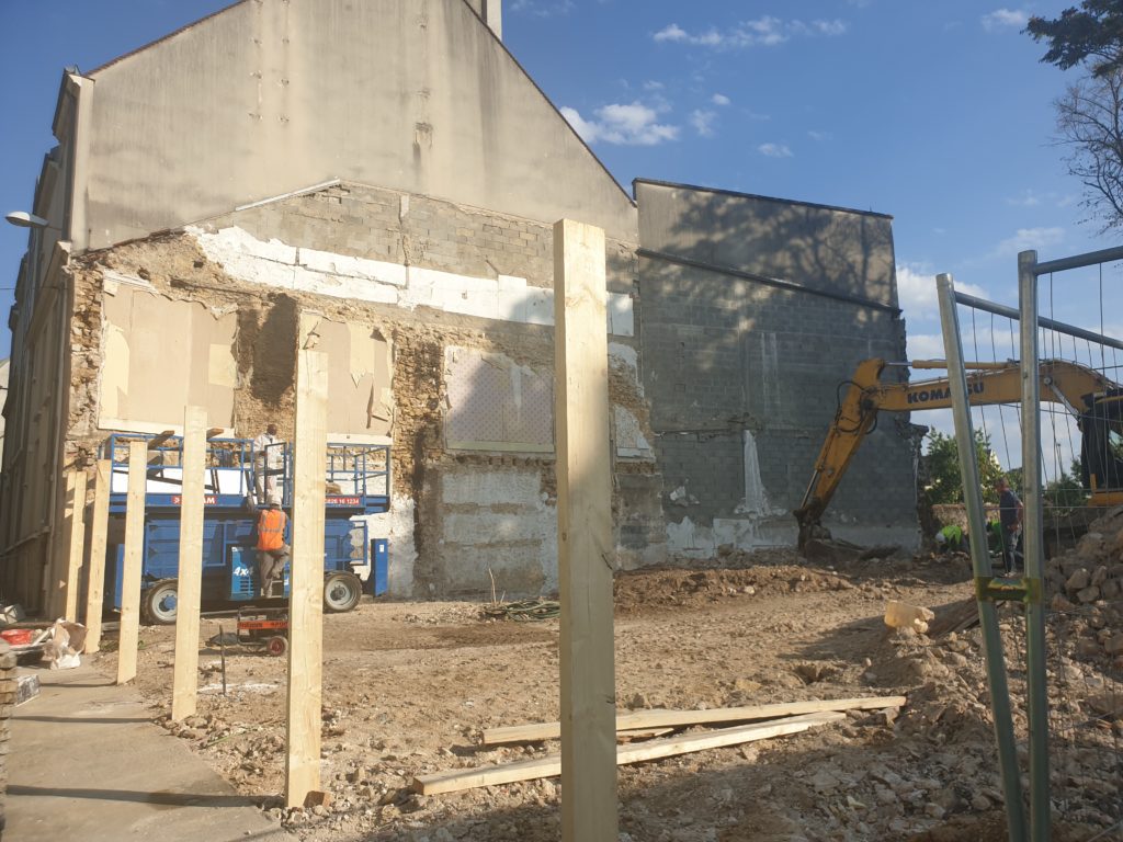 Achèvement des travaux de déconstruction