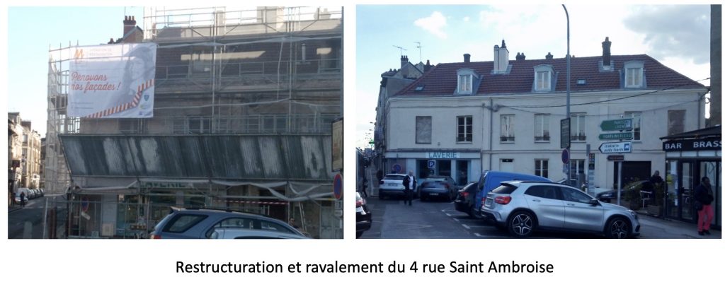 Restructuration et ravalement du 4 rue Saint Ambroise