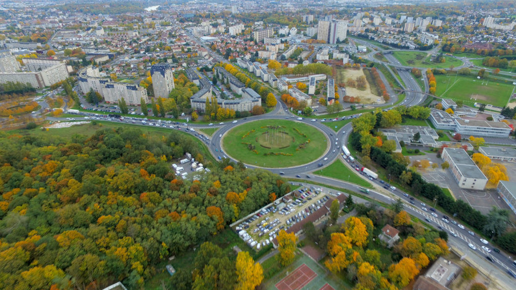 Vue aérienne Butte de Beauregard